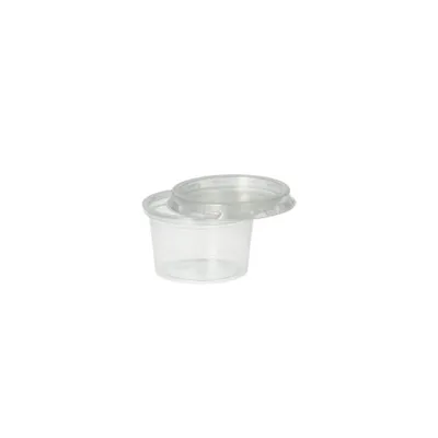 Zdjęcie produktu dla Papstar Deckel für Portionsbecher 4,6 cm transparen 50 Stück