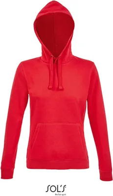 Produktbild von SOLs 03103 | Damen Sweat WomenŽs Hooded Sweatshirt Spencer - Farbe: Red - Größe: M