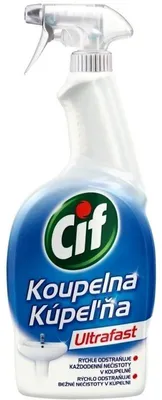 Obrázok produktu pre Prostředek čisticí Cif Ultrafast, na koupelny, s rozprašovačem, 750 ml