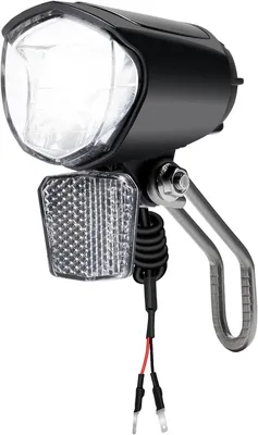 Produktbild von E-Bike LED-Leuchte 30-100 LUX, mit Zulassung, als Vorderlicht und Fahrradscheinwerfer für Fahrräder