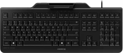 Obrázok produktu pre CHERRY JK-A0100US-2, Plná veľkosť (100 %), Kábel, USB, QWERTY, Čierna