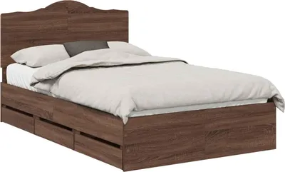 Immagine prodotto di Struttura del letto con cassetto Quercia marrone 120 x 190 cm