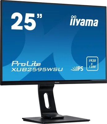 Produktbild von iiyama ProLite XUB2595WSU-B1 LED display 63,5 cm (25 Zoll) 1920 x 1200 Pixel WUXGA Schwarz
