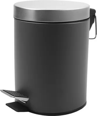 Produktbild von HomeLine 3 L Tretmülleimer Tret-Abfalleimer Kosmetikeimer 613-400541 grau
