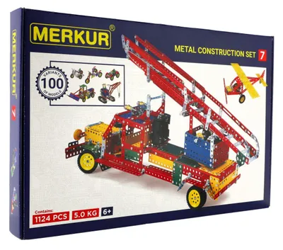 Produktbild von Bausatz Merkur 7, 1335 Teile, 100 Modelle