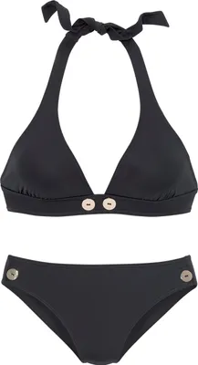 Produktbild von VIVANCE Triangel-Bikini schwarz Größe 42 Cup C/D