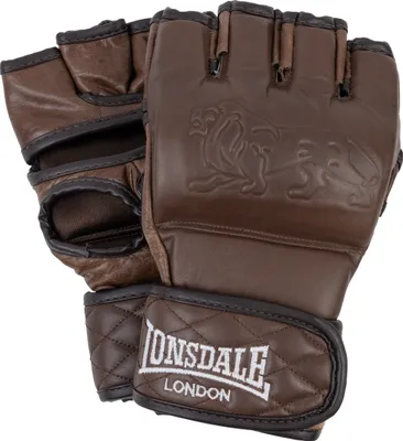 Image de Gants d'entraînement MMA en cuir VINTAGE MMA GLOVES Vintage Brown S/M Lonsdale