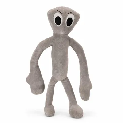 Immagine prodotto di Wiztex Collezione di peluche "Rainbow Friends" - Peluche grigio, mostro lungo, giocattolo "Rainbow Friends"