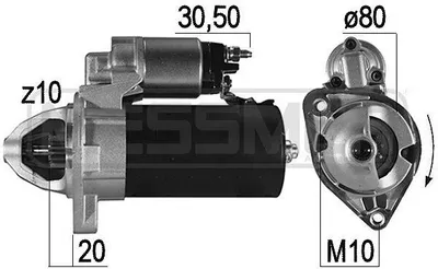 Produktbild von ERA 221013A Starter Anlasser 2,2kW für JEEP WRANGLER III (JK) 12V