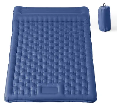 Image de Elzusha - Matelas gonflable XXL pour camping, avec pompe
