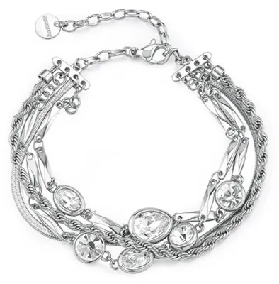 Produktbild von Luxuriö ses mehrlagiges Armband mit Kristallen Symphonia BYM210