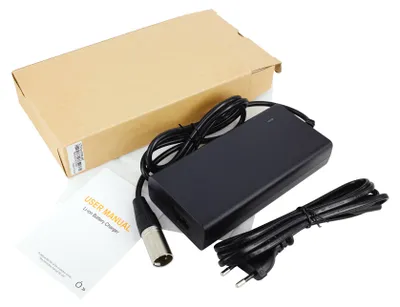 Obrázek produktu pro Nabíječka 42V 3A pro kola Kalkhoff Endeavour Impulse S11, Impulse 2.0, Impulse 8C HS, Impulse 8C HS 8-G Nexus, Impulse Compact 8-G Nexus (montáž na sedlovou trubku)
