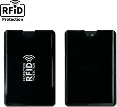 Immagine prodotto di INF Porta carte con blocco RFID, confezione da 10 Nero