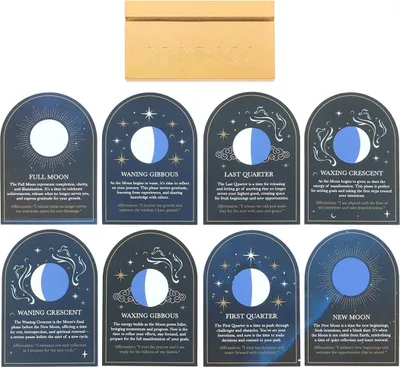 Produktbild von Something Different - Karten-Set (8er-Pack) SD10546 (Einheitsgröße) (Blau/Gold)
