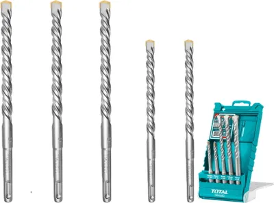 Immagine prodotto di Punte per calcestruzzo Total TAC190501 Punte per calcestruzzo, set di 5, SDS plus
