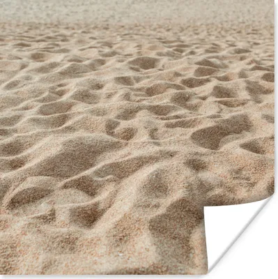 Produktbild von MuchoWow® Poster Sommer - Strand - Sand 75x75 cm - Wand Dekoration