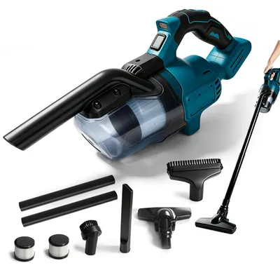 Handstaubsauger 16000 Pa, 0,75 l, 4 Düsen, für Makita 18 V
