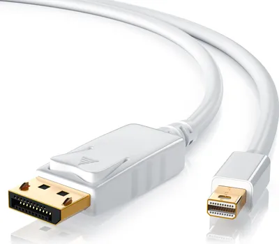 Zdjęcie produktu dla Kabel audio-wideo CSL Mini DisplayPort do DisplayPort, kabel monitorowy FullHD MiniDP, kabel połączeniowy - 2 m