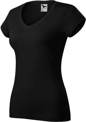 Image de T-shirt femme  Malfini FIT V-NECK 162 noir