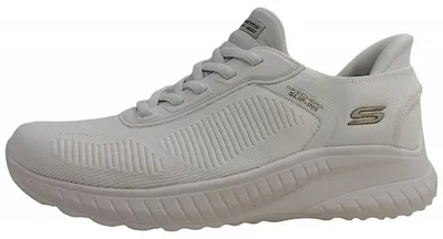Immagine prodotto di Scarpe sportive da donna Skechers Bobs Squad Chaos-Current, ideali per la corsa e il tempo libero, colore bianco