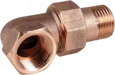 Produktbild von Messing-Winkelverschraubung mit O-Ring 1/2"