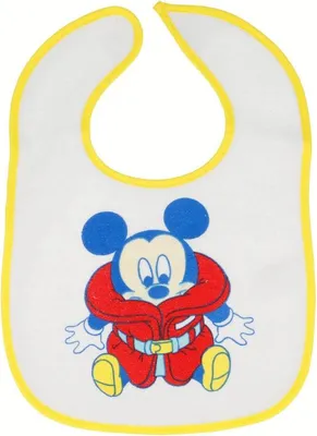 Produktbild von Mickey Mouse, 2er Pack Baby-Lätzchen mit Klettverschluss im Mickey Design, Mehrfarbig