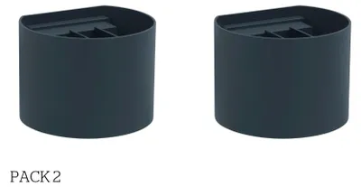 Image de Applique extérieure LED C4 Axis - 45512 W, blanc chaud, 720 lm, IP44, gris