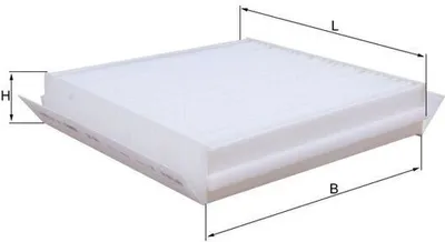 Obrázok produktu pre MAHLE interiérový filter LA 96 Pylový filter pre SMART CITY-COUPE (450)