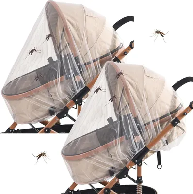 Productafbeelding van Net voor wieg, net voor kinderwagen 2x Bassinet Net