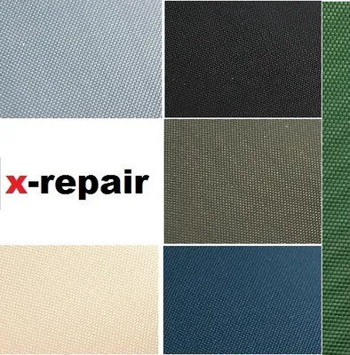 Produktbild von x-repair Patch selbstklebender Reparatur Aufkleber Nylon Flicken für Zelte, Rucksack, Markisen, Schlauchboot, Luftmatratze grün 2 Stück 140 x 140 mm