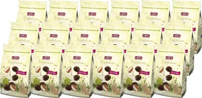 Produktbild von Lambertz Waffeleier vollschokoliert Zartbitter 150g 18er Pack