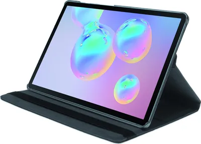 Obrázek produktu pro 360 ochrana krytu tabletu pro Samsung Galaxy Tab S6 10,5" ( SM-T860 / SM-T865 ) Pouzdro pouzdro Tablet Shell Bumper Case Otočné pouzdro se stojanem Black
