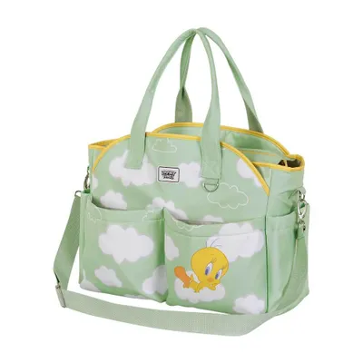 Produktbild von Tweety Clouds-Mommy Tasche für Kinderwagen, Grün