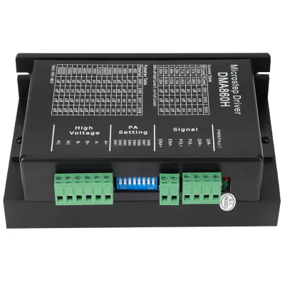 Zdjęcie produktu dla Sterownik silnika krokowego, sterownik silnika krokowego 18-80VAC, sterownik silnika krokowego CNC, sterownik, akcesoria do silników krokowych