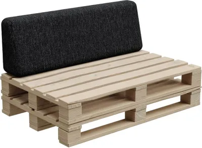 Obrázek produktu pro Paletový polštář, paletový polštář, zahradní polštář, PFBG (opěradlo 120x35, grafit)