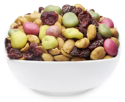 Produktbild von CrackersCompany Erdnuss-Rosinen-Cranberry-Mix mit Joghurtschokolade, Vorratspackung 3 kg