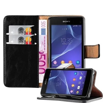 Zdjęcie produktu dla Cadorabo DE-107526, Sony, Sony Xperia Z1 COMPACT, Czarny