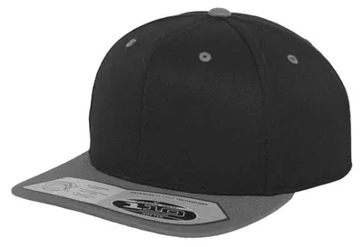 Produktbild von Yupoong - Snapback Mütze FK1905 (Einheitsgröße) (Schwarz/Grau)