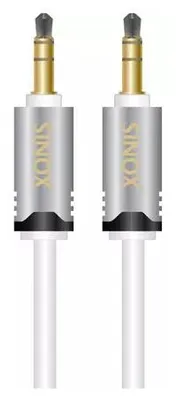Image de Sinox 3,5 mm M-M 1,5 m, 3,5 mm, mâle, 3,5 mm, mâle, 1,5 m, blanc