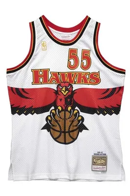 Immagine prodotto di Basketbalový dres Mitchell & Ness Atlanta Hawks #55 Dikembe Mutombo Swingman Jersey white - M
