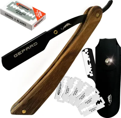 Produktbild von Professionelles Barber-Set Rasiermesser zum Rasieren und Schattieren mit Klingen im Set