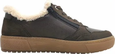 Imagen del producto de Zapatos deportivos de cordones para mujer de la marca Remonte, color marrón, ideales para el tiempo libre