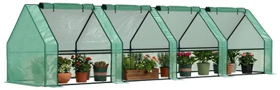 Produktbild von Outsunny Gewächshaus Frühbeet Pflanzenhaus Foliengewächshaus Tomatenhaus