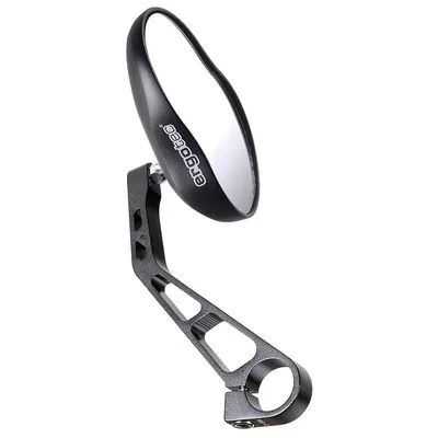 Image de ergotec Miroir M-88, rétroviseur, aluminium, noir mat, AS