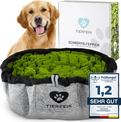 Produktbild von Tierfein® - Schnüffelteppich für Hunde - - Extrem Robustes und widerstandsfähiges Intelligenzspielzeug für Hunde - größenverstellbar