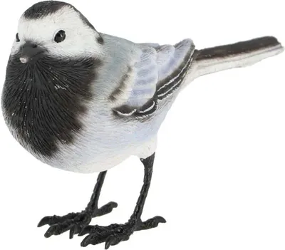 Image de Oiseau décoratif d'extérieur en polyrésine Bergeronnette grise