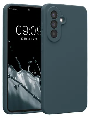 Produktbild von kwmobile Hülle kompatibel mit Samsung Galaxy A56 5G - Hülle Silikon gummiert - Handyhülle - Handy Case in Dunkler Schiefer