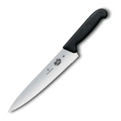 Produktbild von Victorinox Fibrox Kochmesser mit Wellenschliff 25,5cm