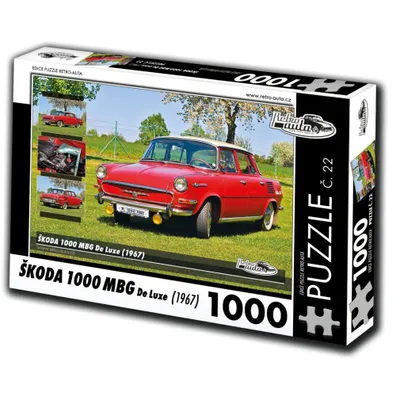 Obrázok produktu pre Puzzle č. 22 - ŠKODA 1000 MBG De Luxe (1967) 1000 dielikov
