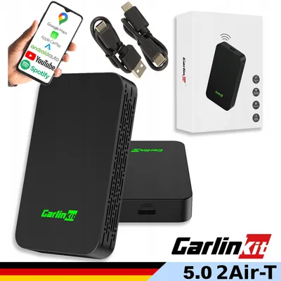 Produktbild von Carlinkit 5.0 (2Air-T) RGB Wireless Adapter für CarPlay Android Auto